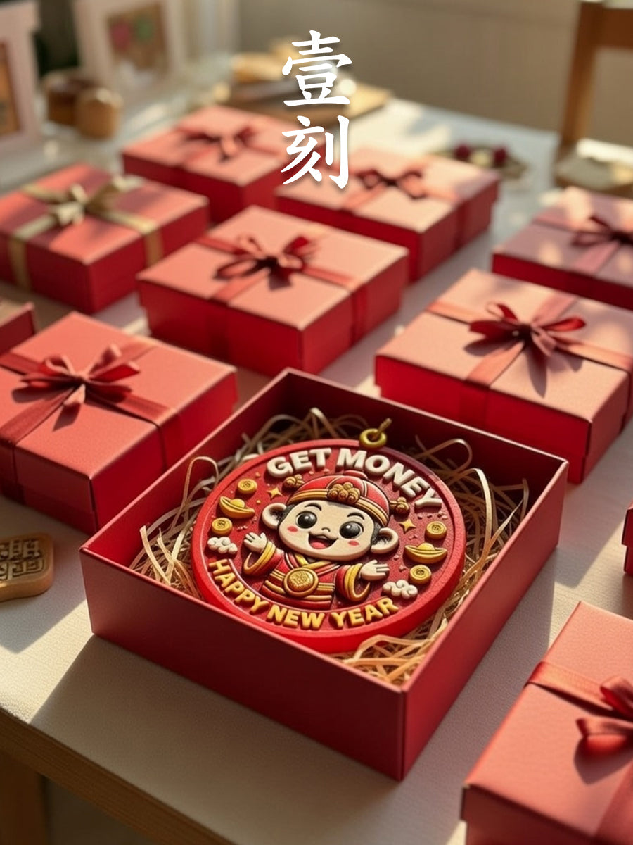 Chinese New Year God of Wealth Blessing Aroma Plaster Silicone Mold