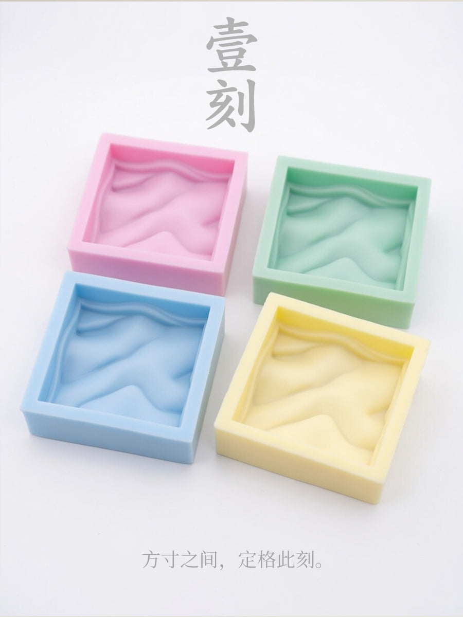 Customized Mousse Cake Macaron Wave Texture Series Silicone Molds