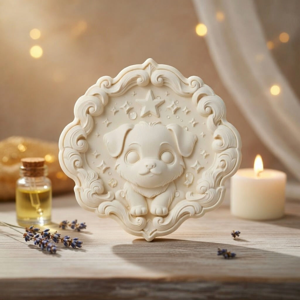 Starry Pup" Luxury Relief - Cute Pet Series 3D Model