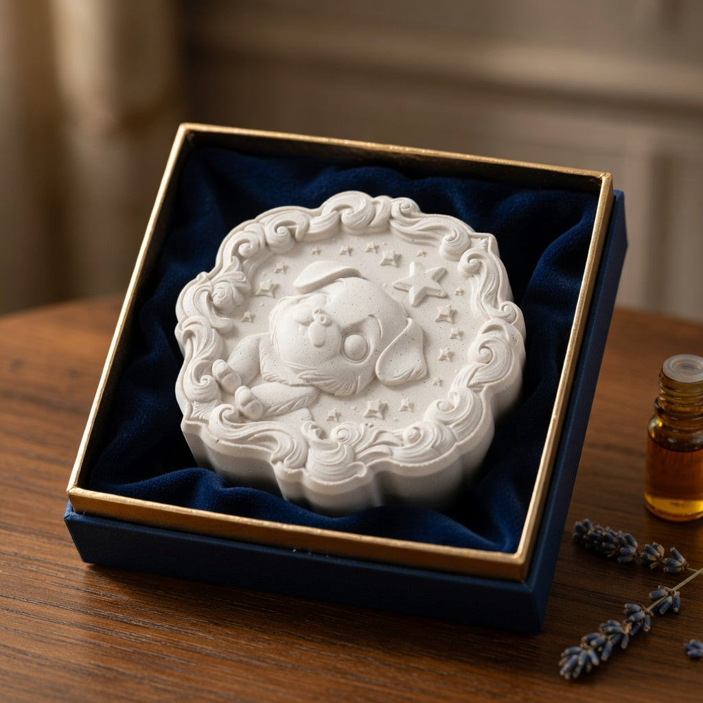 Starry Pup" Luxury Relief - Cute Pet Series 3D Model